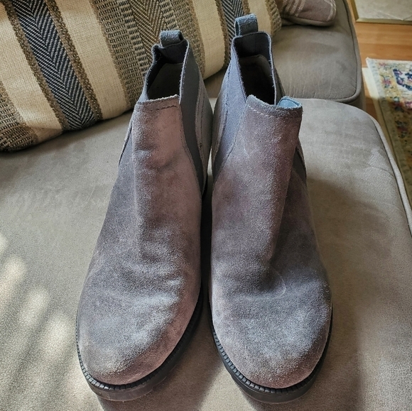 Naturalizer Darena hidden wedge ankle boots in Graphite Lead size 9.5M - Picture 2 of 10